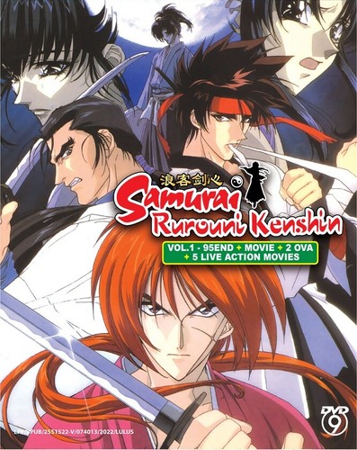 Dvd anime samurai rurouni - anime,